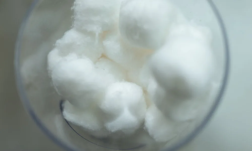 open freezer showing old ice absorbing odors